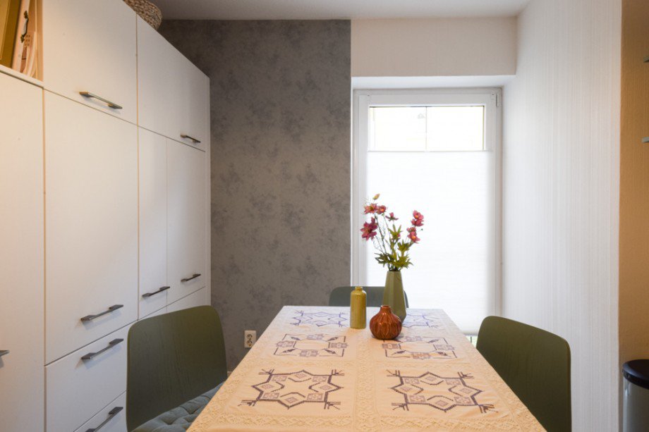 Gem�tlicher Essbereich in der K�che Erdgeschosswohnung Herbsleben