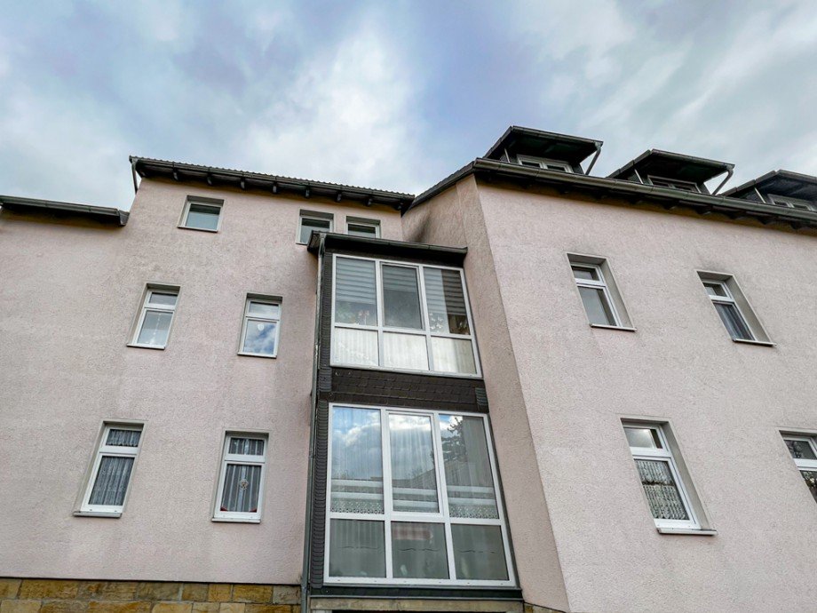 Hofansicht mit Winterg�rten Erdgeschosswohnung Gotha