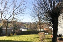 Blick vom Balkon Erdgeschosswohnung mit Balkon und TG- Stellplatz