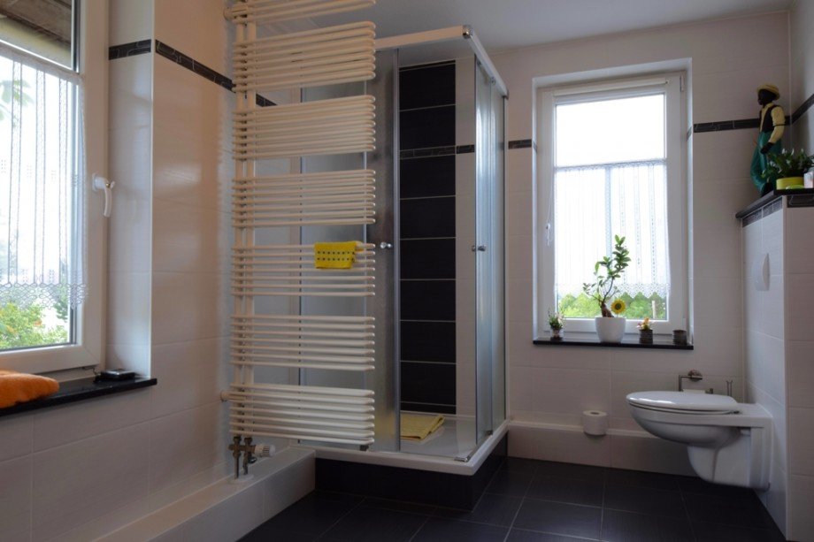 Dusche im Badezimmer Haus Nohra
