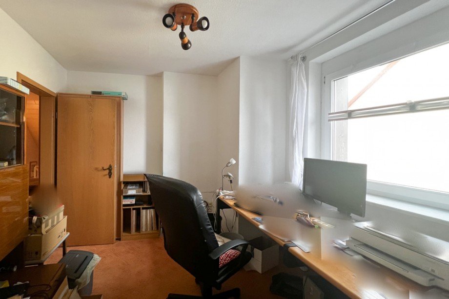 Schlafzimmer zur Gartenseite Einfamilienhaus Erfurt / Niedernissa
