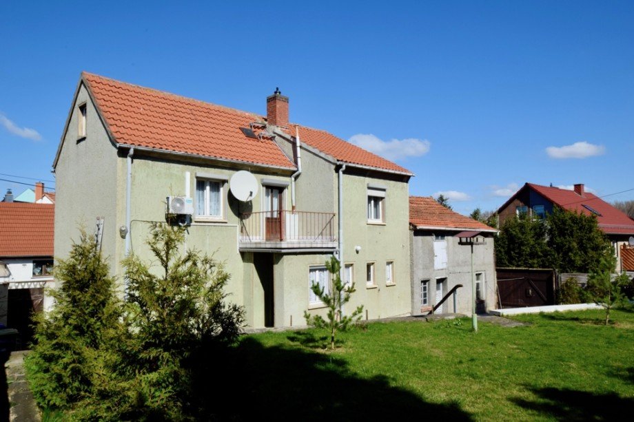 Gartenansicht EFH + Scheune Einfamilienhaus Erfurt