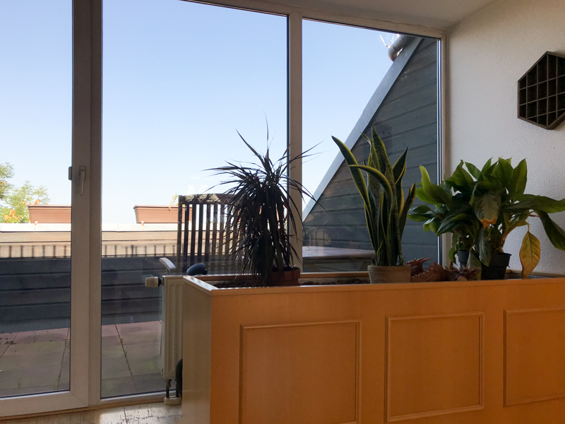 Blick auf Ihre Loggia Maisonettewohnung Erfurt / Andreasvorstadt