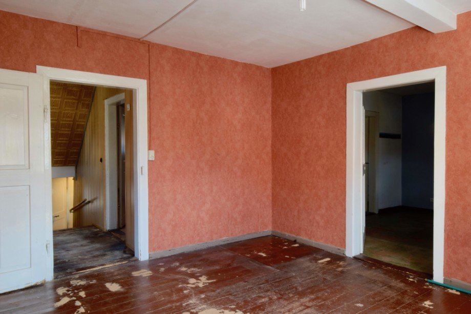 Blick vom Schlafzimmer ins kleine Zimmer Doppelhaush�lfte Gr�fenhain/ Ohrdruf