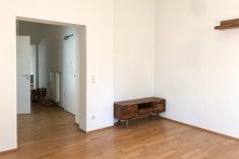 Blick vom Wohnzimmer in den Flur Traumwohnung mit 2 Balkonen in der Erfurter Br�hlervorstadt
