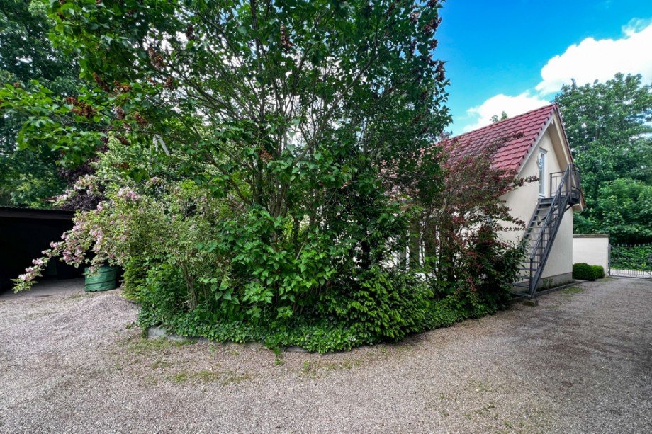 Terrasse versteckt im Gr�nen Erdgeschosswohnung Arnstadt
