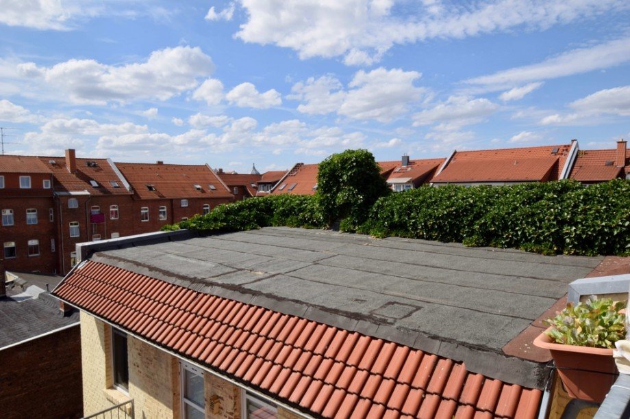 M�gliche Dachterrasse Dachgeschosswohnung Erfurt