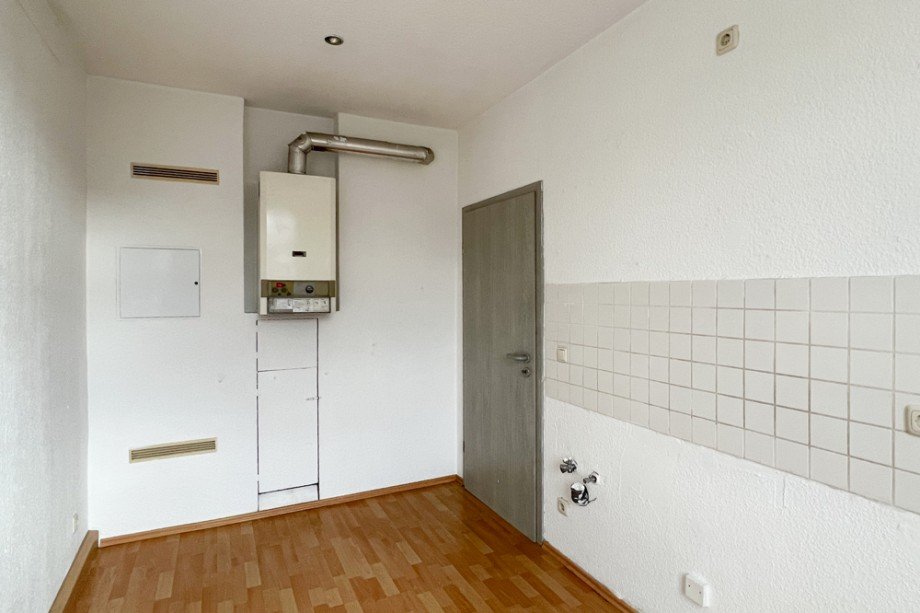 K�che mit Gasetagenheizung der Wohnung Etagenwohnung Erfurt