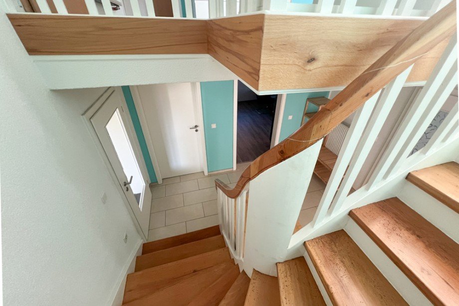 Blick von der Treppe Einfamilienhaus Erfurt / Bindersleben