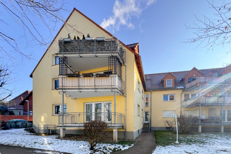 Wohnung in Dittelstedt Erfurt Erdgeschosswohnung Gem�tliche Dreiraumwohnung mit Balkon im Erdgeschoss + TG- SP inkl.
