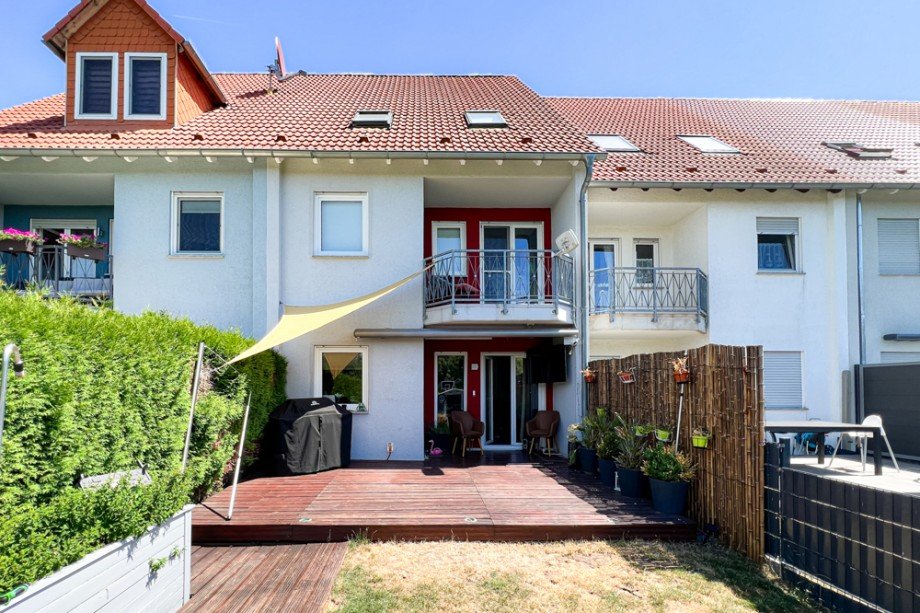 Gartenansicht Reihenhaus Reihenmittelhaus Erfurt/ Frienstedt