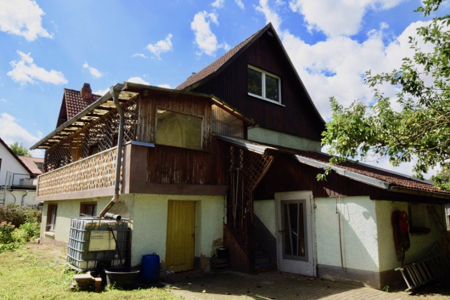 Gartenansicht mit Terrasse Einfamilienhaus Kutzleben / L�tzens�mmern