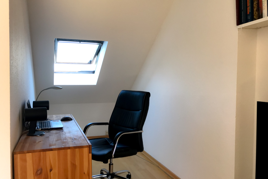 Praktischer B�robereich im Dachgeschoss Maisonettewohnung Erfurt / Andreasvorstadt