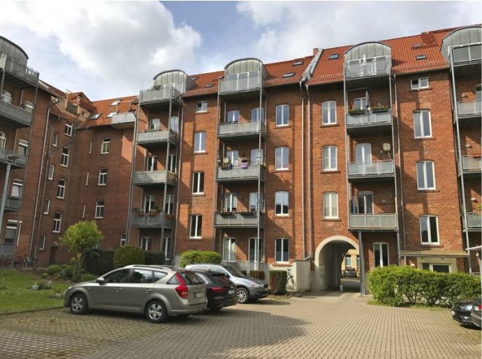 Ansicht Innenhof Etagenwohnung Erfurt
