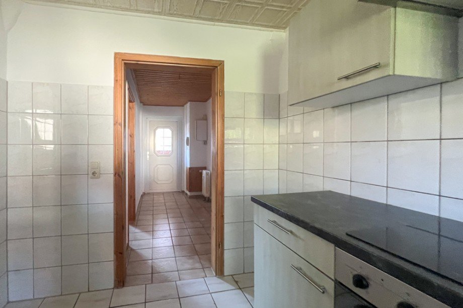 Blick von der K�che in den Flur Erdgeschosswohnung Erfurt/ Vieselbach