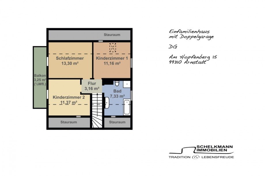 Grundriss_DG Einfamilienhaus Arnstadt/ Marlishausen