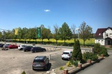 Blick �ber die Felder Modernes Reihenhaus mit Winterg�rten, Sauna & gem�tlichem Innenhof