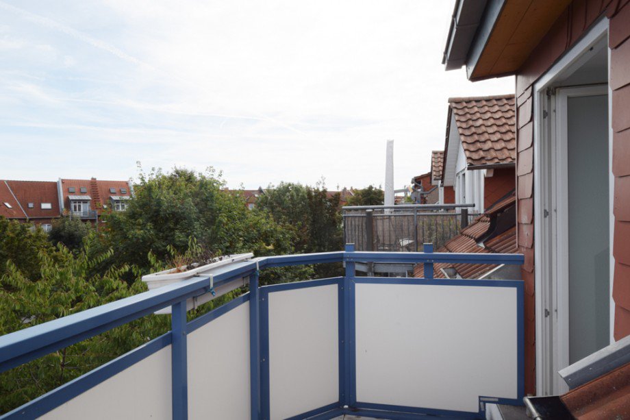 Balkon im Gr�nen Dachgeschosswohnung Erfurt