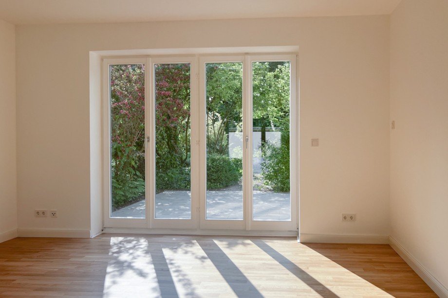 Terrassenfenster Wohnzimmer Einfamilienhaus Arnstadt