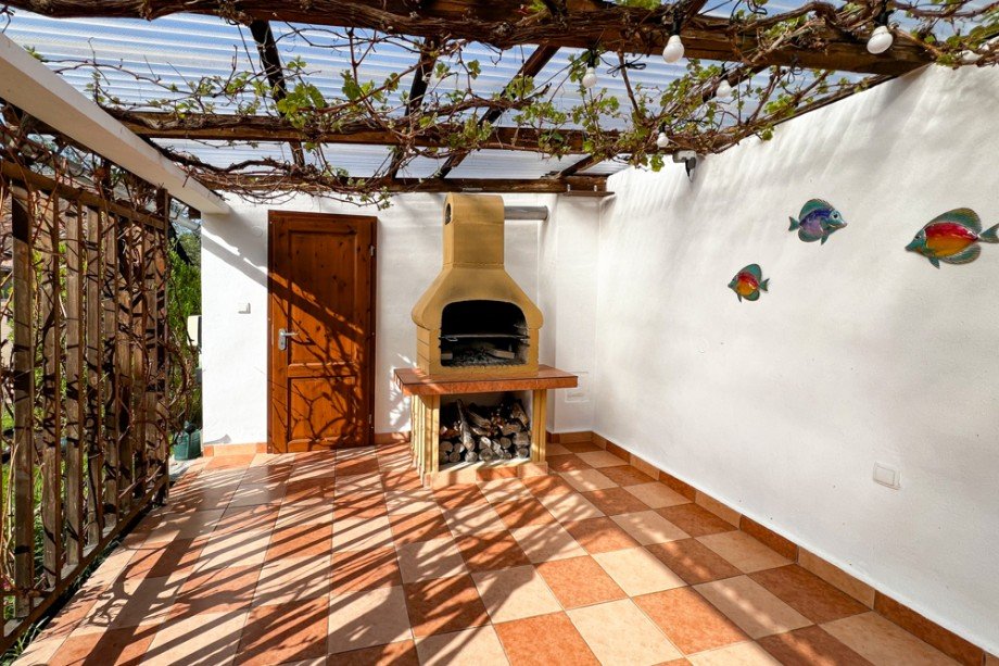 Grillen im Garten Einfamilienhaus Kleinm�lsen