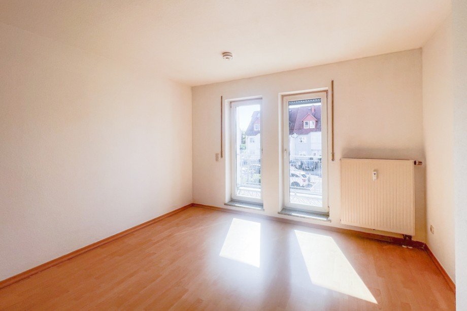 Wohnzimmer im Sonnenschein Etagenwohnung Erfurt