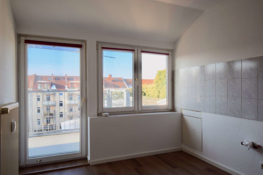 Gem�tliche K�che Dachgeschosswohnung Erfurt