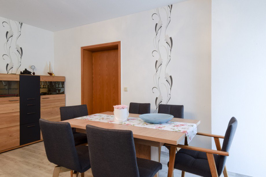 Vom Essbereich gleich in die K�che Erdgeschosswohnung Herbsleben