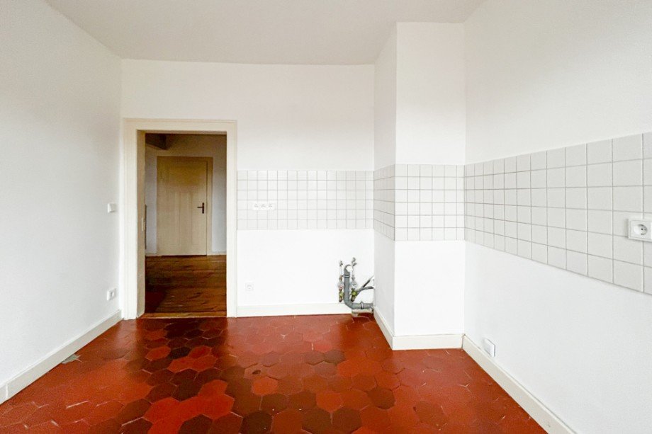 K�chent�r Blick in den Flur Etagenwohnung Arnstadt / Altstadt