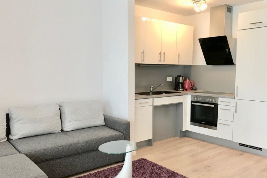 Amerikanische K�che perfekt eingepasst Erdgeschosswohnung Erfurt