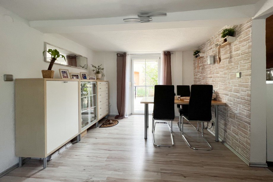 Esszimmer mit Terrassenzugang Reihenendhaus Am Ettersberg/ Berlstedt
