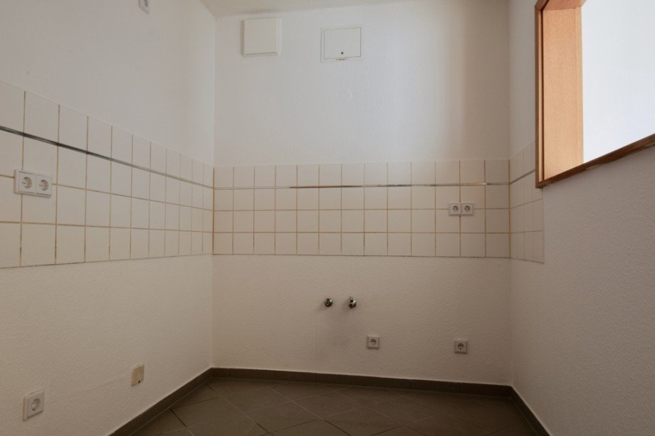 Gem�tliche K�che mit Durchreiche Etagenwohnung Erfurt