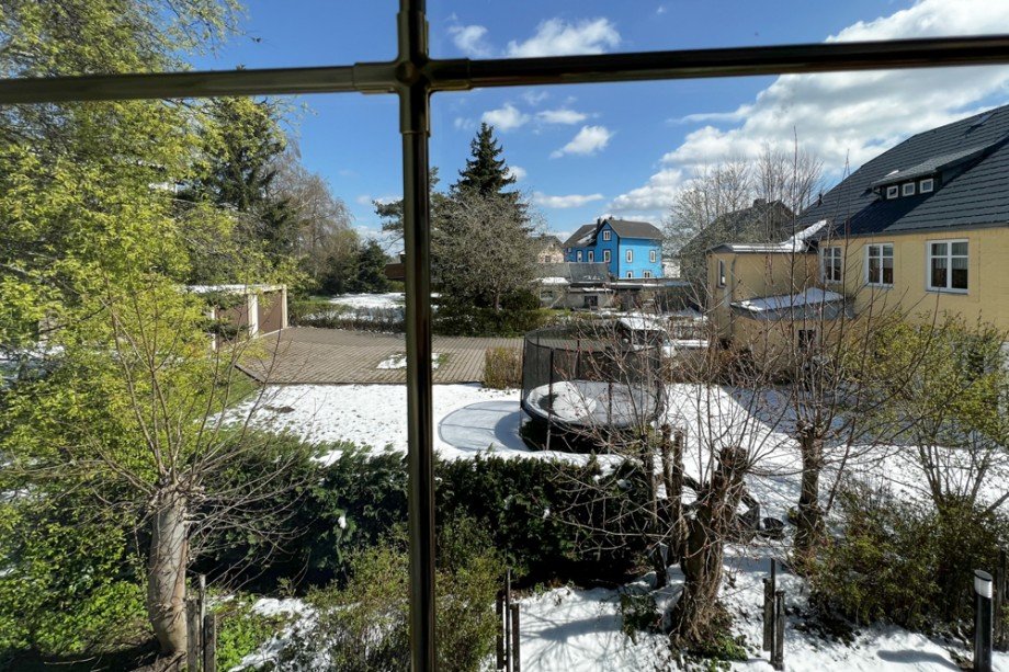 Blick aus dem Schlafzimmer_ Einfamilienhaus Oberhof