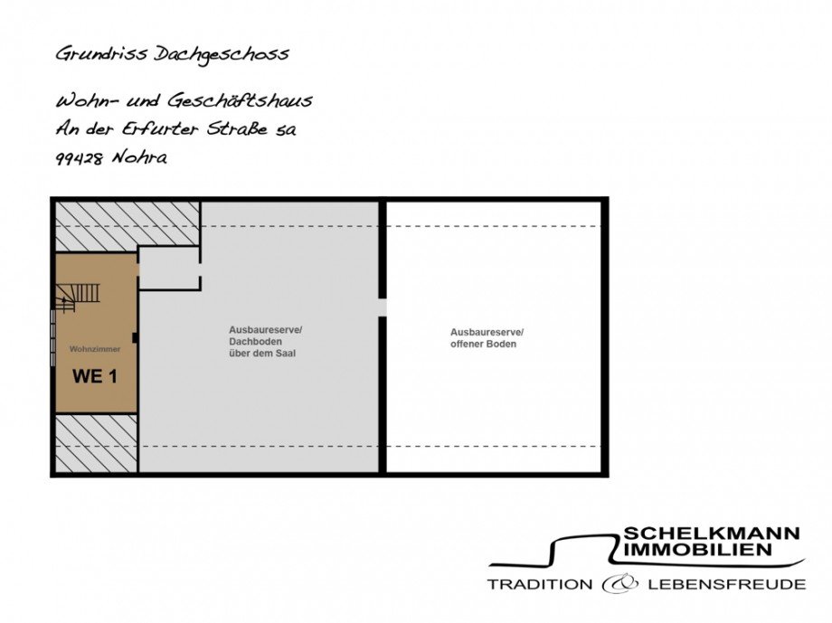Grundriss DG Nohra Haus Nohra