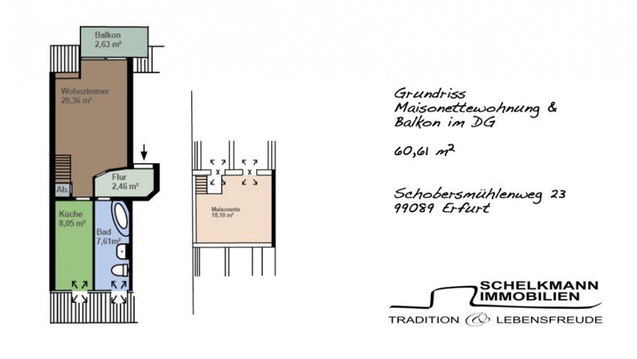 Grundriss Maisonettwohnung Maisonettewohnung Erfurt