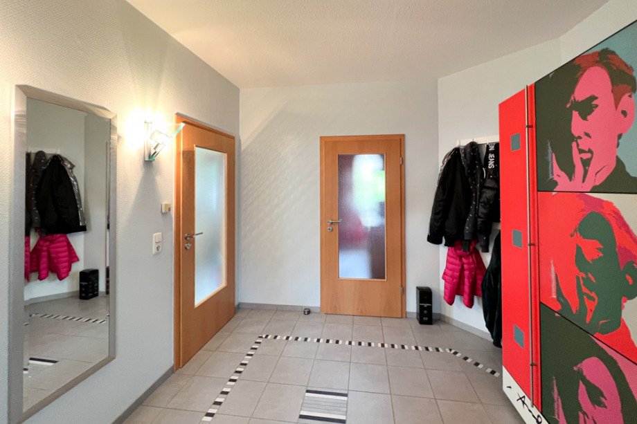 Zentraler Wohnungsflur im EG Einfamilienhaus Arnstadt
