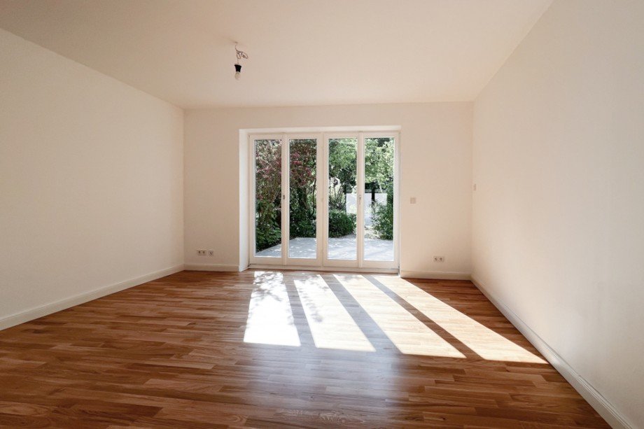 Wohnzimmer mit Terrasse Erdgeschosswohnung Arnstadt