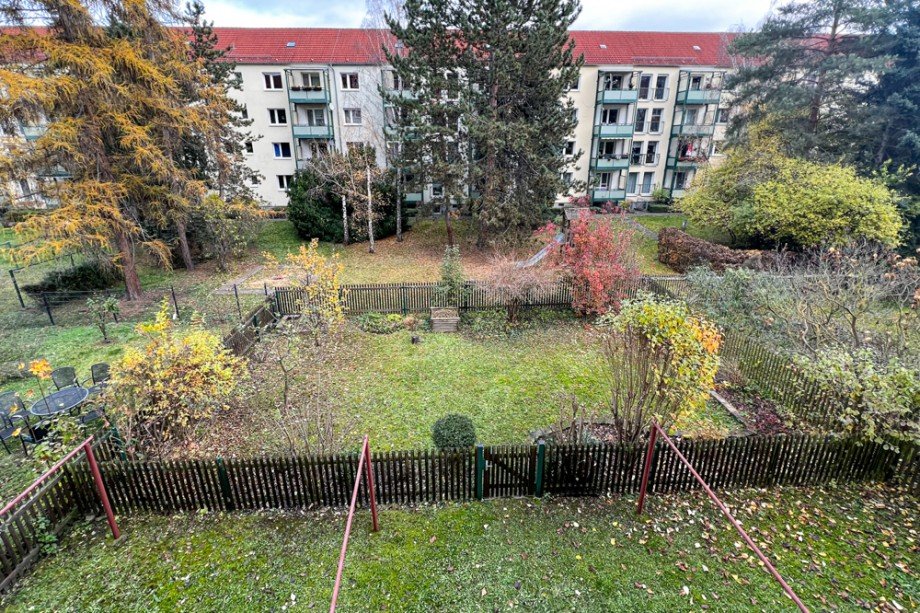 Blick auf den eigenen Garten Etagenwohnung Erfurt / Kr�mpfervorstadt