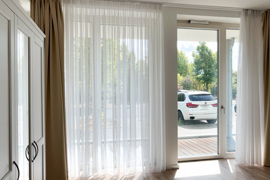Blick auf die Terrasse am Schlafzimmer weitere Beherbergungsbetriebe Erfurt