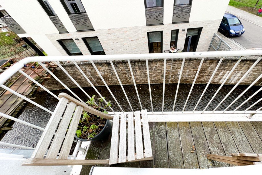 Schmaler Balkon an Traumlocation Etagenwohnung Erfurt