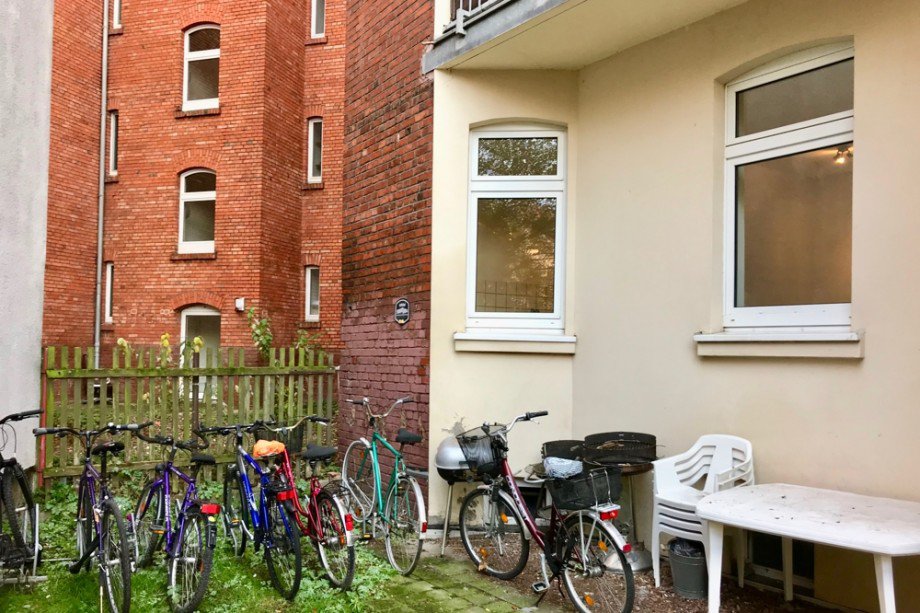K�chenfenster zur Hofseite Erdgeschosswohnung Erfurt