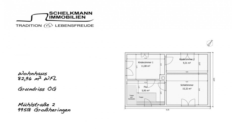 Grundriss OG Gro�heringen Bauernhaus Gro�heringen