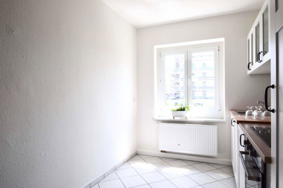 Blick zum K�chenfenster Erdgeschosswohnung Erfurt