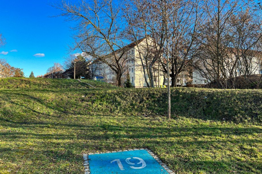 Blick zum Haus Etagenwohnung Erfurt