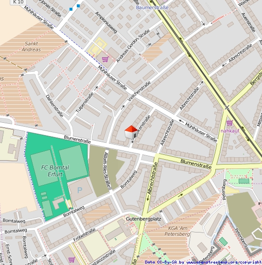 ETW Nelkenstra�e 8 in 99092 Erfurt Etagenwohnung Erfurt