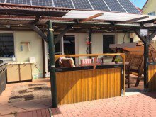Terrasse mit T�r zum WZ Ihr neues Familiennest - modernes Einfamilienhaus mit kleinem Pool & Garten