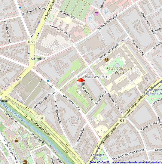 Flensburger Stra�e 14 in 99085 Erfurt Etagenwohnung Erfurt / Kr�mpfervorstadt