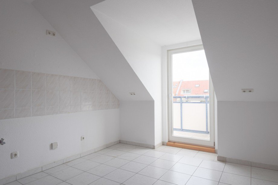 K�che mit Balkon Dachgeschosswohnung Erfurt