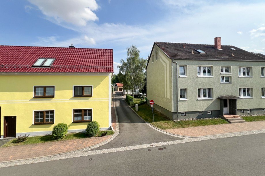 Blick aus dem Fenster stra�enseitig Einfamilienhaus Unstrut- Hainich / Sch�nstedt
