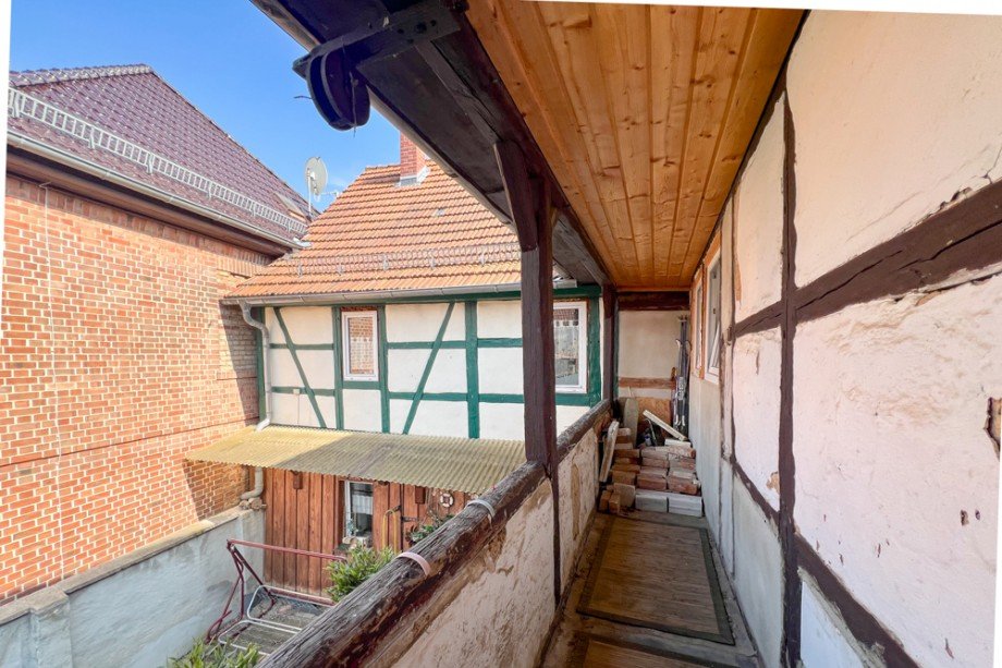 Historischer Balkon Einfamilienhaus Unstrut- Hainich / Sch�nstedt