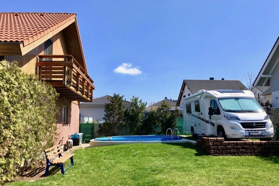 Kleiner Pool bietet gro�es Badevergn�gen Einfamilienhaus Arnstadt/ Marlishausen